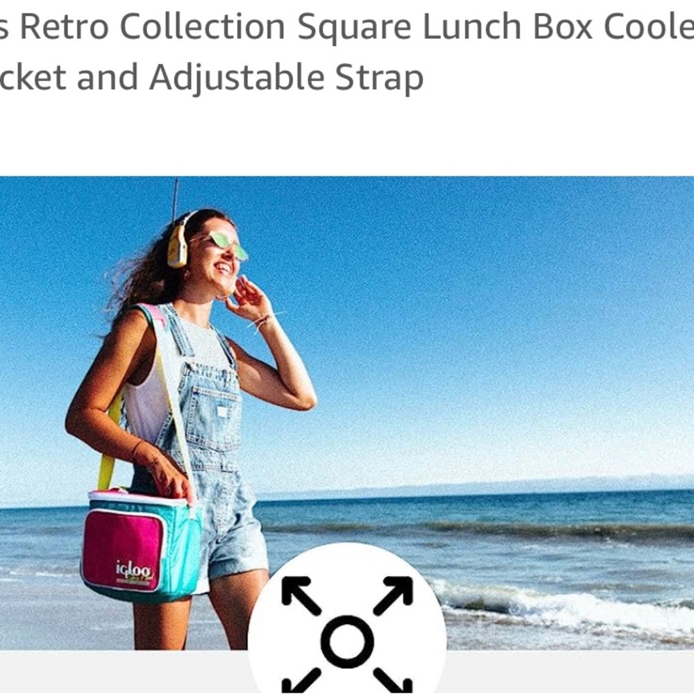 Vintage Retro Igloo lunch box cooler new - Picture 2 of 4